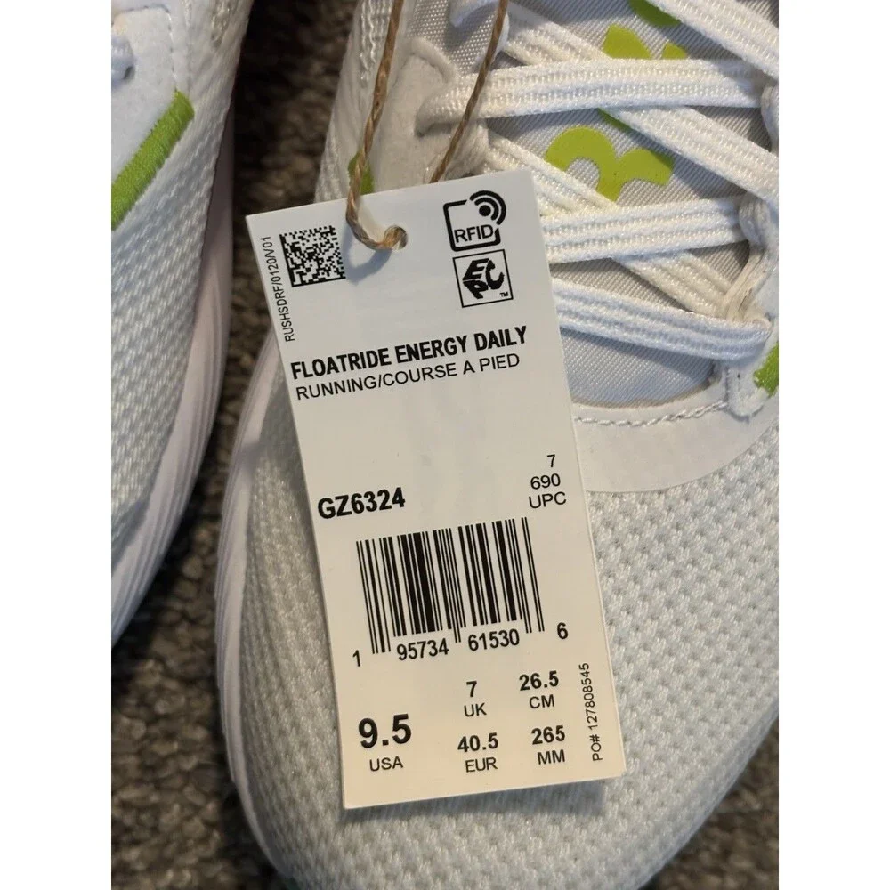 Reebok Womens Floatride Energy Daily Running Shoes Size 9.5 White Sneakers